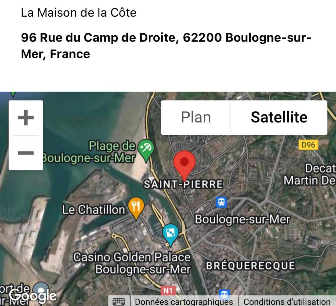 La Maison De La Cote Boulogne-sur-Mer Esterno foto